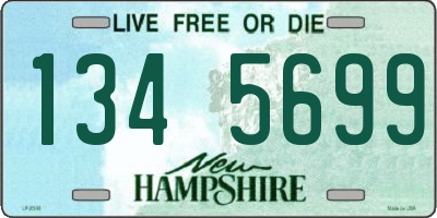 NH license plate 1345699