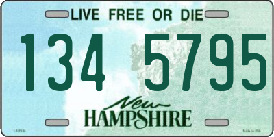 NH license plate 1345795