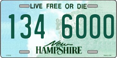 NH license plate 1346000