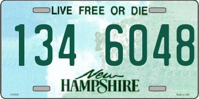 NH license plate 1346048
