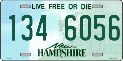 NH license plate 1346056