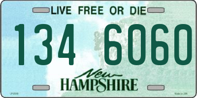 NH license plate 1346060