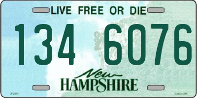 NH license plate 1346076