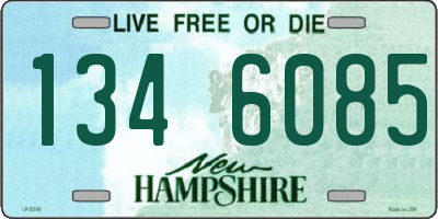 NH license plate 1346085