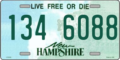 NH license plate 1346088
