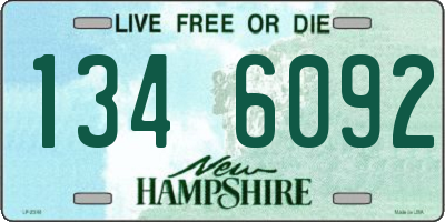 NH license plate 1346092