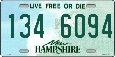 NH license plate 1346094