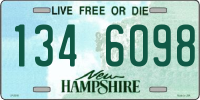 NH license plate 1346098