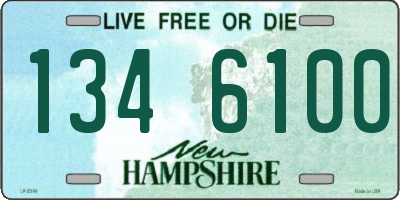 NH license plate 1346100