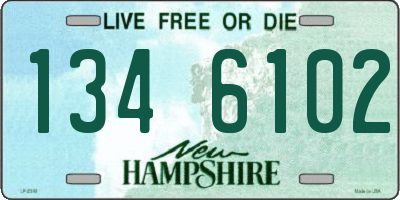 NH license plate 1346102