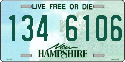 NH license plate 1346106