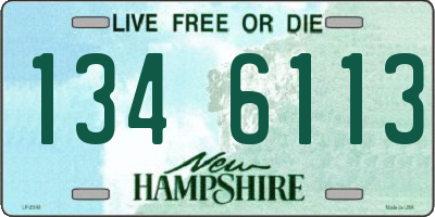 NH license plate 1346113