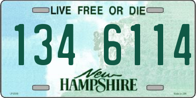 NH license plate 1346114