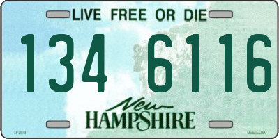 NH license plate 1346116