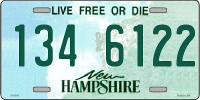 NH license plate 1346122