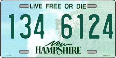 NH license plate 1346124