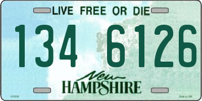 NH license plate 1346126