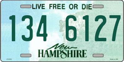 NH license plate 1346127