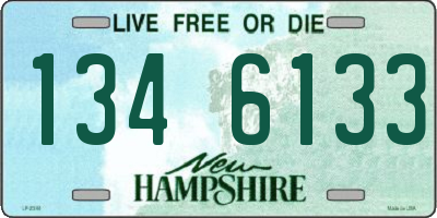 NH license plate 1346133