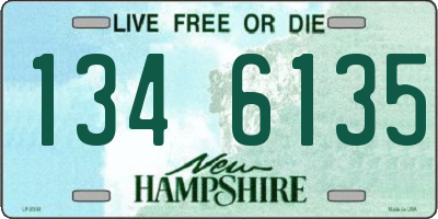 NH license plate 1346135