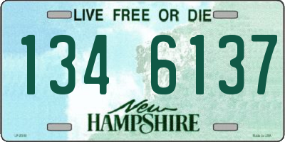 NH license plate 1346137