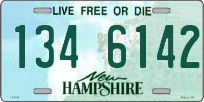 NH license plate 1346142