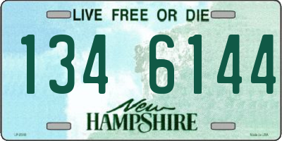 NH license plate 1346144