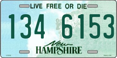 NH license plate 1346153