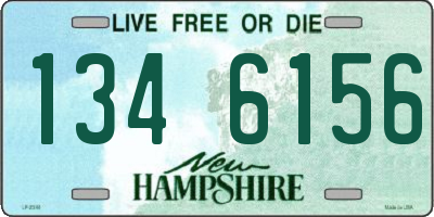 NH license plate 1346156