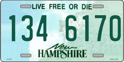NH license plate 1346170