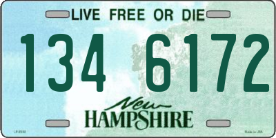 NH license plate 1346172