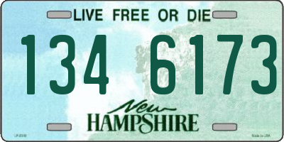 NH license plate 1346173