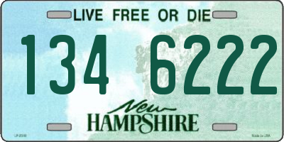 NH license plate 1346222
