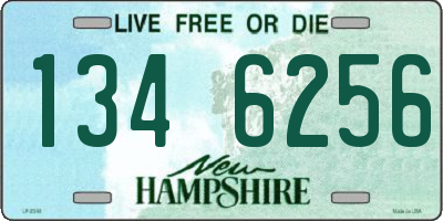 NH license plate 1346256