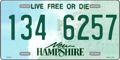 NH license plate 1346257