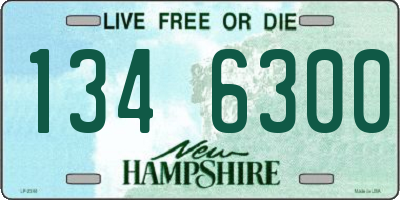 NH license plate 1346300