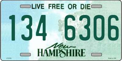 NH license plate 1346306