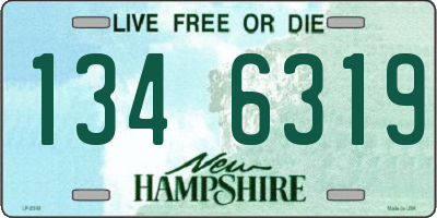 NH license plate 1346319