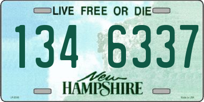 NH license plate 1346337