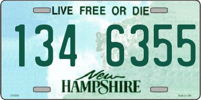 NH license plate 1346355
