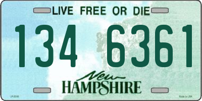 NH license plate 1346361