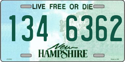 NH license plate 1346362