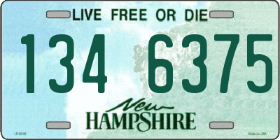 NH license plate 1346375