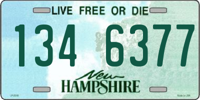 NH license plate 1346377