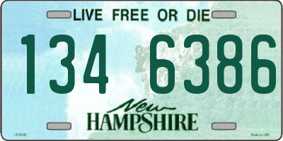 NH license plate 1346386