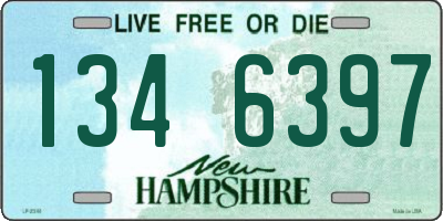NH license plate 1346397