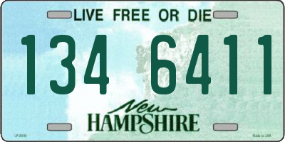 NH license plate 1346411