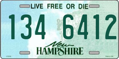 NH license plate 1346412