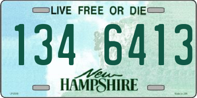 NH license plate 1346413