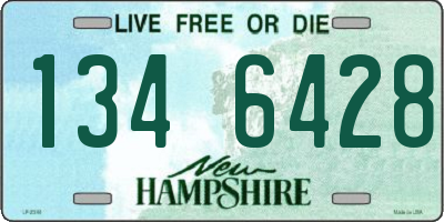 NH license plate 1346428
